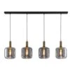 Hanglamp Toulouse 4-lichts - Zwart - 150x120x10 Cm -Woonaccessoires Verkoop 60104009