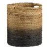 Mand Falco - Naturel/zwart - 45xØ40 Cm 2 Mand Falco - Naturel/zwart - 45xØ40 Cm -Woonaccessoires Verkoop 70503543