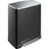 EKO Recycling Pedaalemmer E-Cube - Zwart - 28+18l -Woonaccessoires Verkoop 81021021
