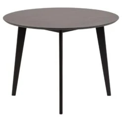 Eetkamertafel Roxy - Zwart - 76xØ105 Cm -Woonaccessoires Verkoop 81026496 0300