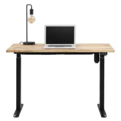 Bureau Homeworx Zit/sta Elektrisch Verstelbaar – Mangohout/zwart - 75/118x120x70 Cm 8 Bureau Homeworx Zit/sta Elektrisch Verstelbaar – Mangohout/zwart - 75/118x120x70 Cm -Woonaccessoires Verkoop 90103619 0140