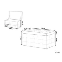 Beliani Ottomaan MICHIGAN - Zwart Kunstleer -Woonaccessoires Verkoop cd2defedb4084bf8ad4e4c381656757b