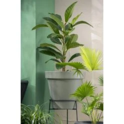 Bloempot Finn - Groen - 90% Gerecycled Kunststof - ø50 Cm -Woonaccessoires Verkoop sf 54211142 1012